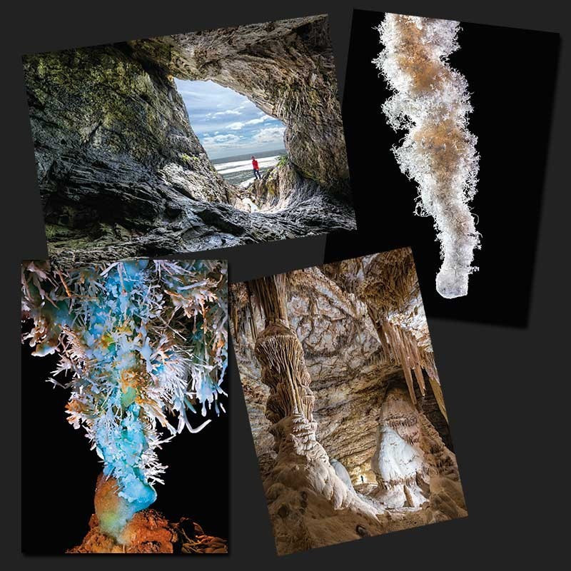 Greeting card pack 2: caves