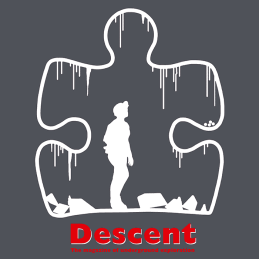 Descent Jigsaw T-shirt Charcoal