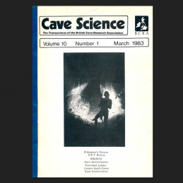 Cave Science (BCRA Transactions), Vol. 10 (1) March 1983