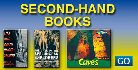 Second-hand caving books